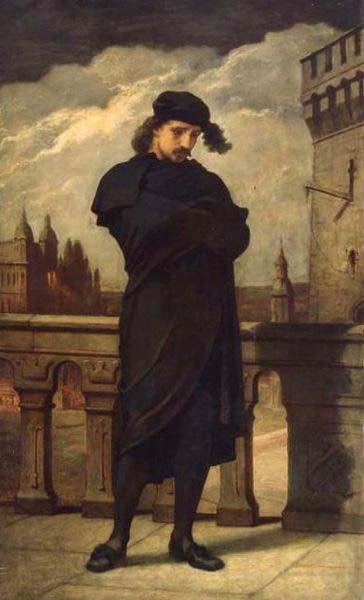 William Morris Hunt Portrait of Hamlet, Norge oil painting art